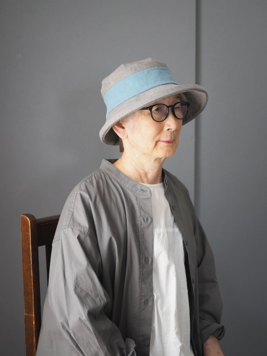 リネン帽子